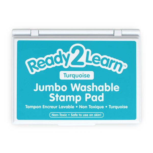 Ready 2 Learn Jumbo Washable Stamp Pad, Turquoise