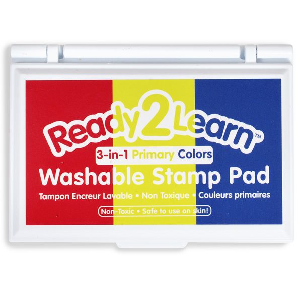 Ready 2 Learn Washable Stamp Pad - 3-in-1 Primary Colors