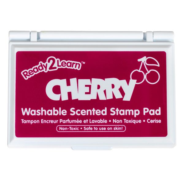 Ready 2 Learn Washable Stamp Pad, Cherry Scent, Dark Red