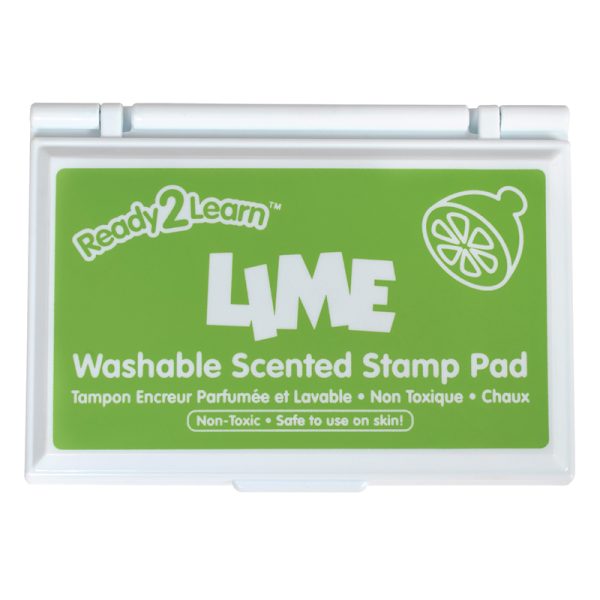 Ready 2 Learn Washable Stamp Pad, Lime Scent, Green