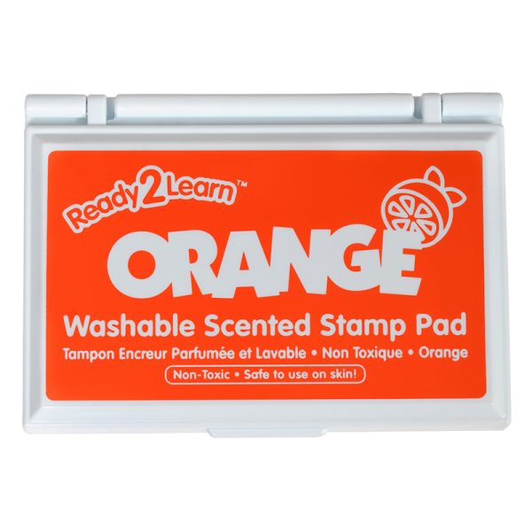 Ready 2 Learn Washable Stamp Pad, Orange Scented, Orange