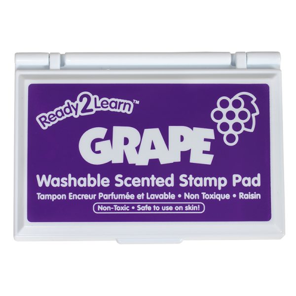 Ready 2 Learn Washable Stamp Pad, Grape Scented, Purple