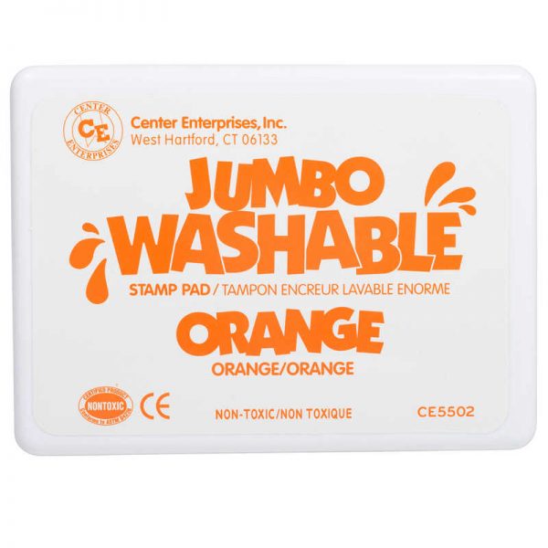 Ready 2 Learn® Jumbo Washable Stamp Pad, Orange