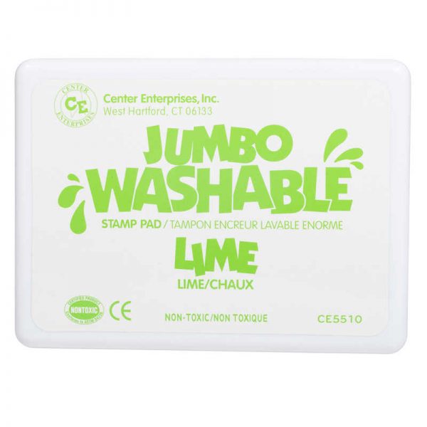 Ready 2 Learn® Jumbo Washable Stamp Pad, Lime Green