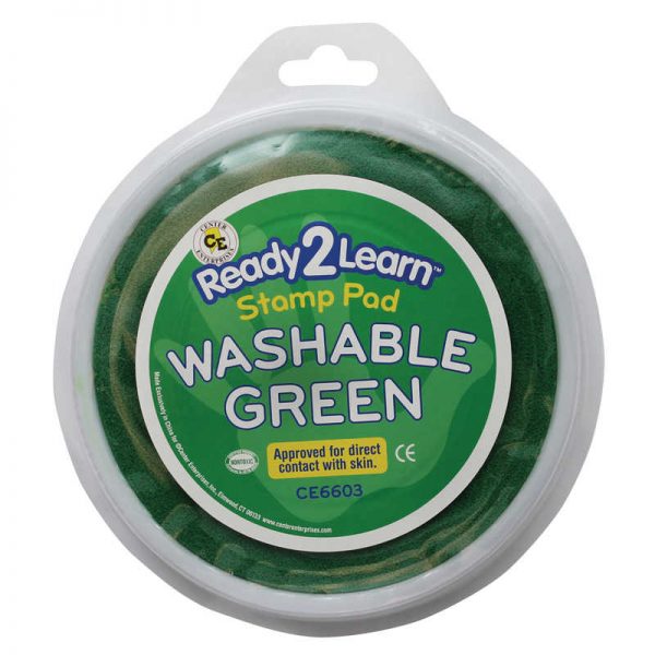 Ready 2 Learn® Jumbo Circular Washable Stamp Pad, Green