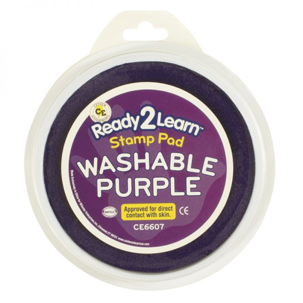 Ready 2 Learn® Jumbo Circular Washable Stamp Pad, Purple