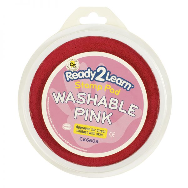 Ready 2 Learn® Jumbo Circular Washable Stamp Pad, Pink