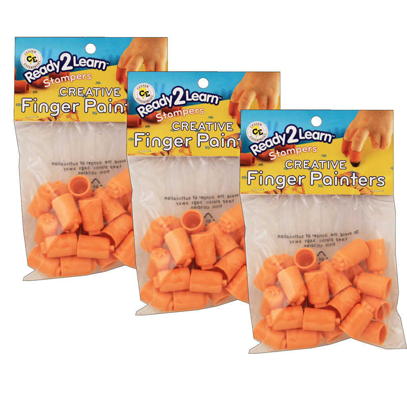 Ready 2 Learn® Ready2learn™ Finger Painter Stamps, 24 Per Pack, 3 Pack