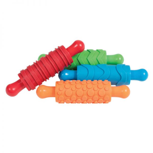 Ready 2 Learn® Paint and Clay Texture Rollers, Set of 4