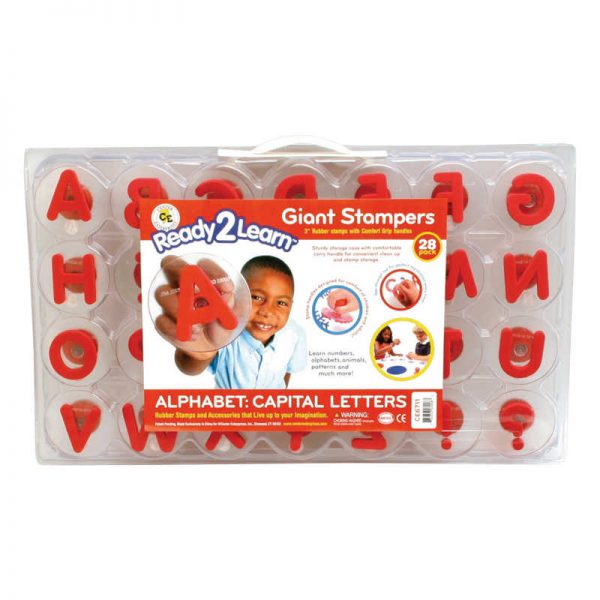 Ready 2 Learn® Giant Stampers, Alphabet, Uppercase, Set of 28