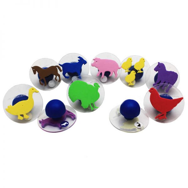 Ready 2 Learn® Giant Stampers, Farm Animals, Set of 10