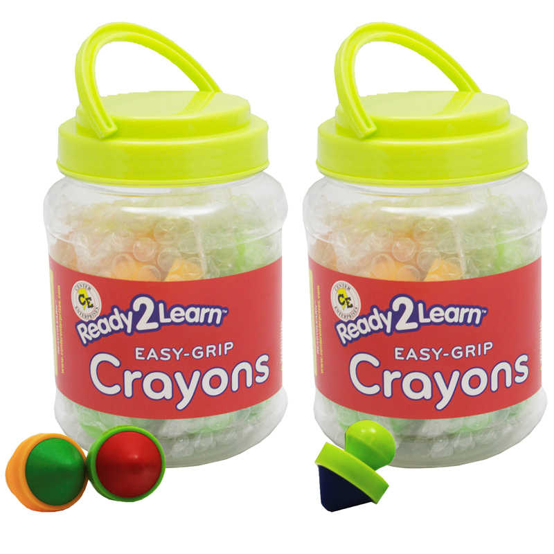 TeachersParadise Ready 2 Learn® Ready2Learn™ Easy Grip Crayons, 6 Per