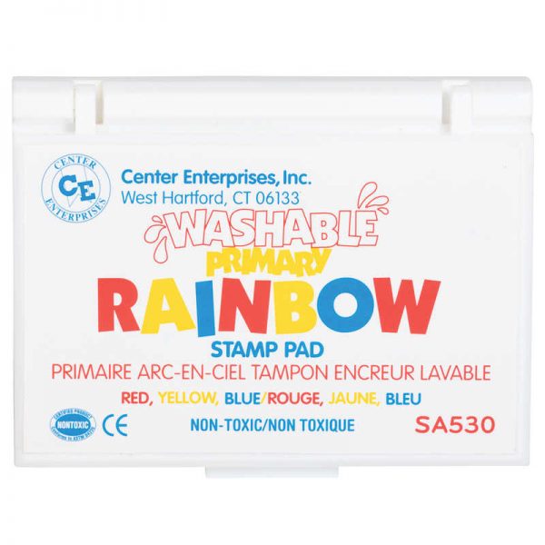 Ready 2 Learn® Washable Rainbow Stamp Pad, Primary
