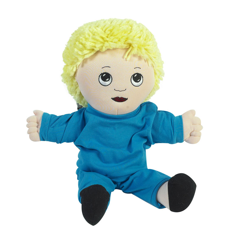 Children's Factory Sweat Suit Doll, Caucasian Boy