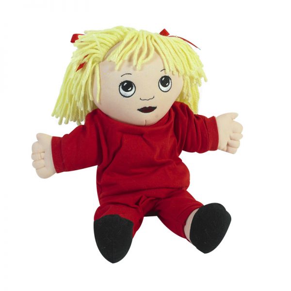Children's Factory Sweat Suit Doll, Caucasian White Girl