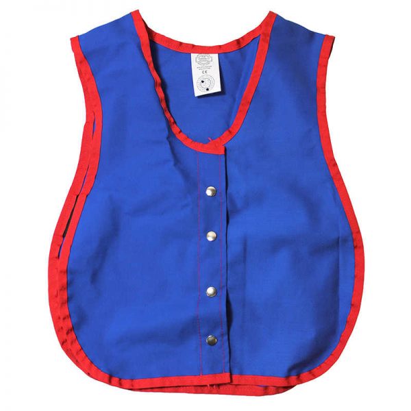 Children's Factory Manual Dexterity Snap Vest, 13.5"W x 17.5"L