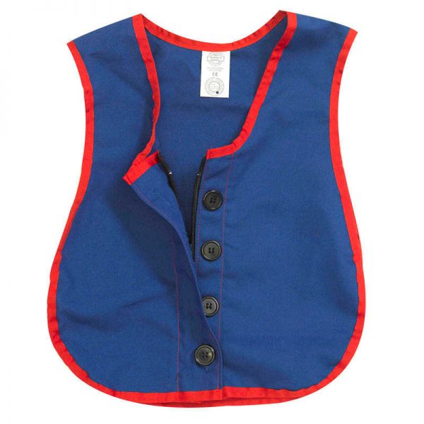 Children's Factory Manual Dexterity Combo Zipper/Button Vest