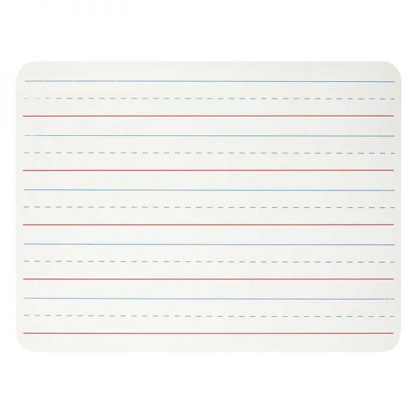 Charles Leonard Dry Erase Board, One Sided, Lined, 9" x 12"