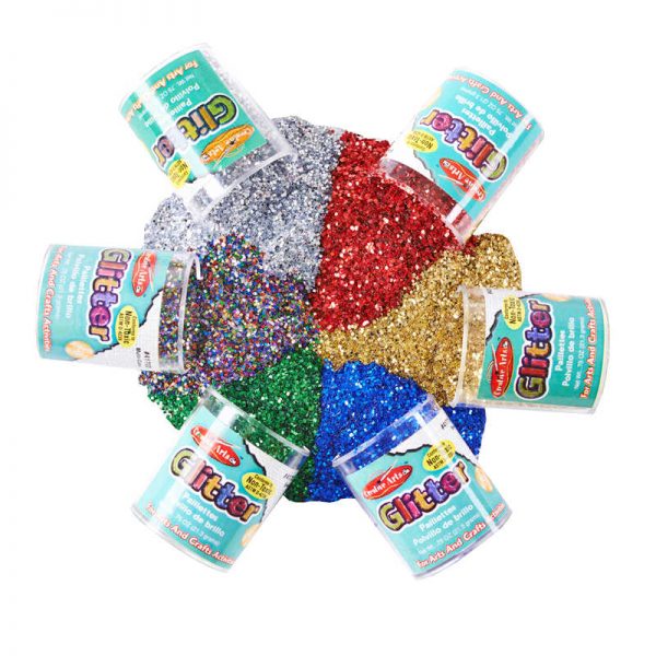 Charles Leonard Creative Arts Glitter Set, Pack of 6