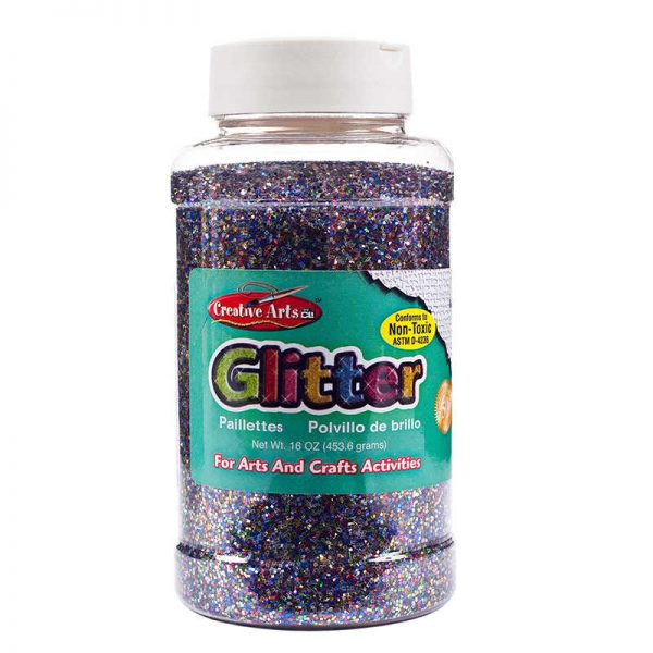 Charles Leonard Creative Arts by Charles Leonard Glitter, 16 oz. Bottle, Multi-Color