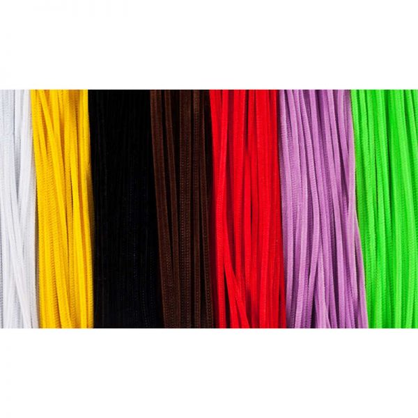 Charles Leonard Creative Arts by Charles Leonard Chenille Stem Class Pack, 4 MM x 6 Inch, Assorted Colors, Box of 1000