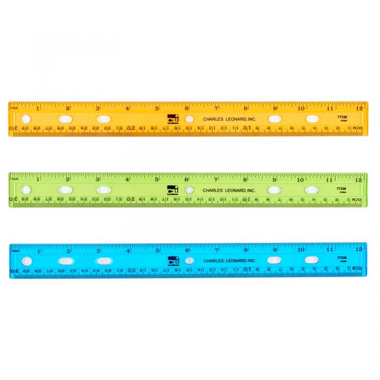 TeachersParadise - Charles Leonard Plastic Ruler, 12