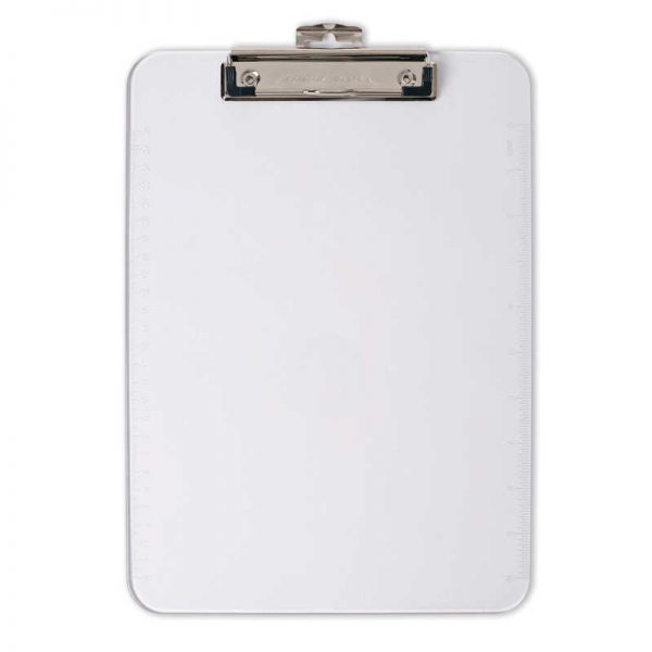 Charles Leonard Plastic Clipboard, Clear