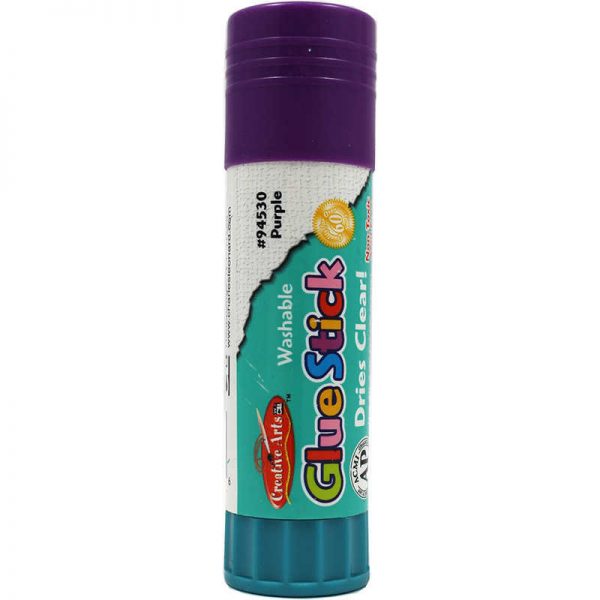 Charles Leonard Glue Sticks, AP Certified Non-Toxic, 1.30 oz., Purple, Each