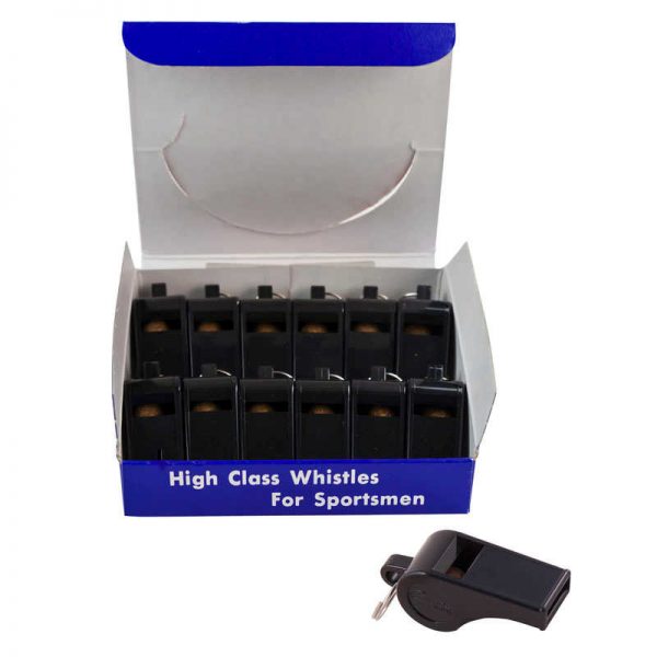 Champion Sports Whistles, Plastic, Pack of 12