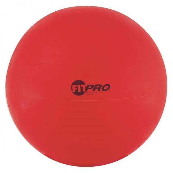 Champion Sports FitPro Training & Exercise Ball, 65cm, Red