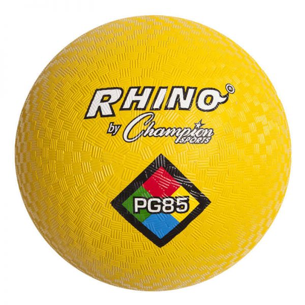Champion Sports Playground Ball, 8-1/2", Yellow