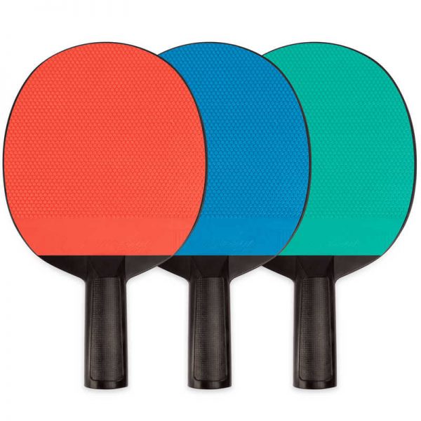 Champion Sports Table Tennis Paddle, rubber face/plastic