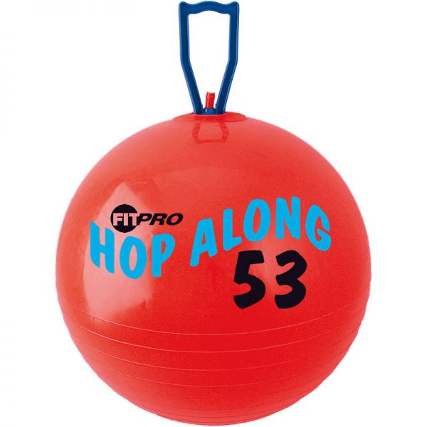 Champion Sports FitPro Hop Along Ball, 20.5", Red, Medium