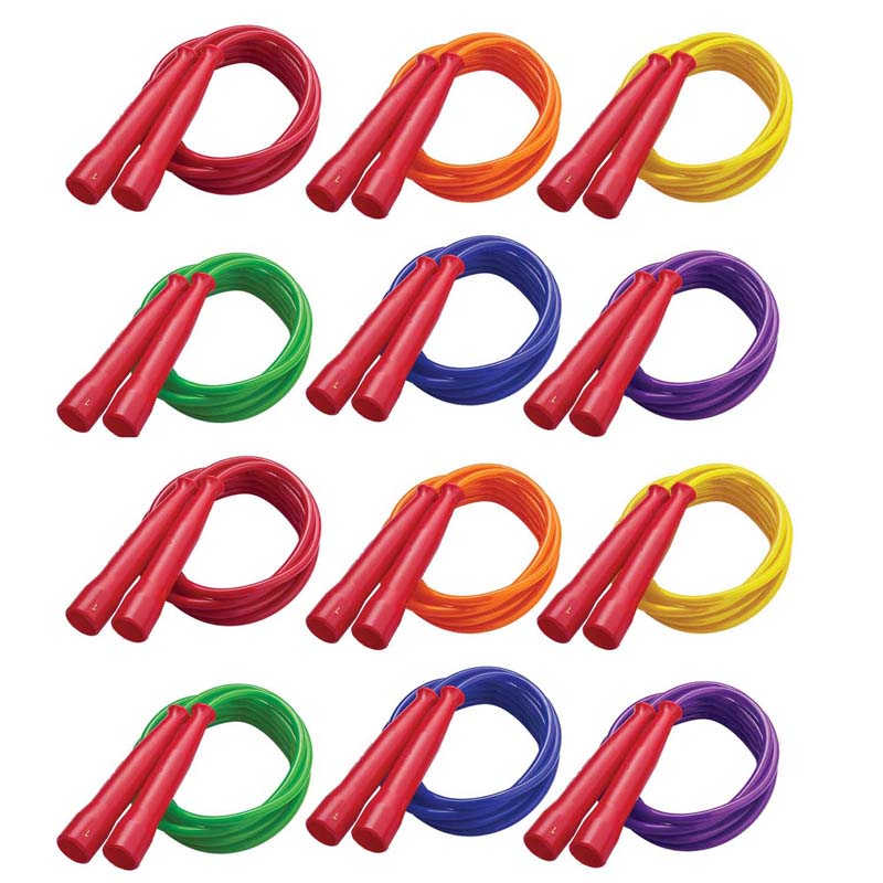 Champion Sports Licorice 7' Speed Rope, Pack of 12
