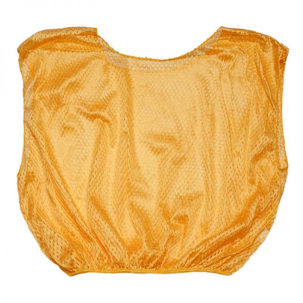 Champion Sports Practice Scrimmage Vest, Youth, Gold, Pack of 12