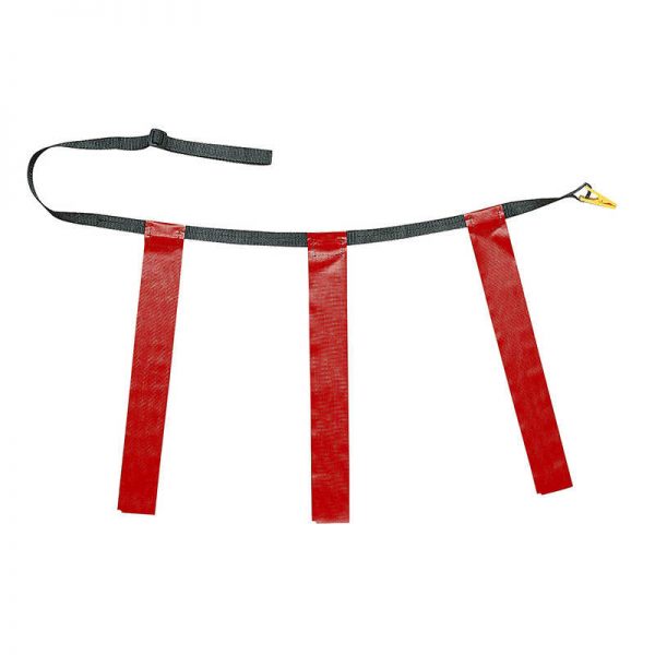Champion Sports Triple Flag Football Set, Adult Size, Red, 32"-39", 12 per pack