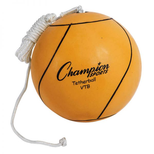 Champion Sports Tether Ball, Optic Yellow