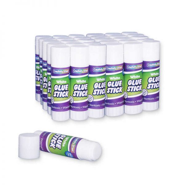 Creativity Street® Glue Sticks, Clear, 0.28 oz., 30 Count