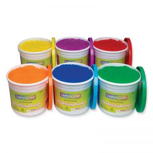 Creativity Street® Modeling Dough, 6 Assorted Colors, 3.3 lb. Per Color, 6 Pieces