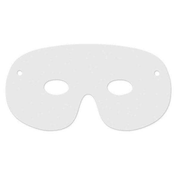 Creativity Street® Die-Cut Paper Masks, White, 4" x 8", 50 Pieces