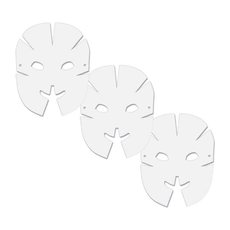 TeachersParadise - Creativity Street® Die-Cut Dimensional Paper Masks,  10-1/2 x 8-1/4, 40 Per Pack, 3 Packs - CK-4652-3