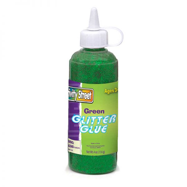 Creativity Street® Glitter Glue, Green, 4 fl. oz., 1 Bottle
