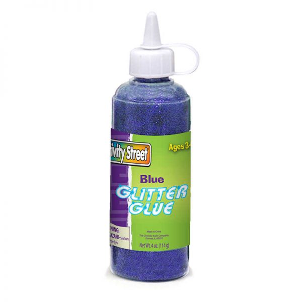 Creativity Street® Glitter Glue, Blue, 4 fl. oz., 1 Bottle