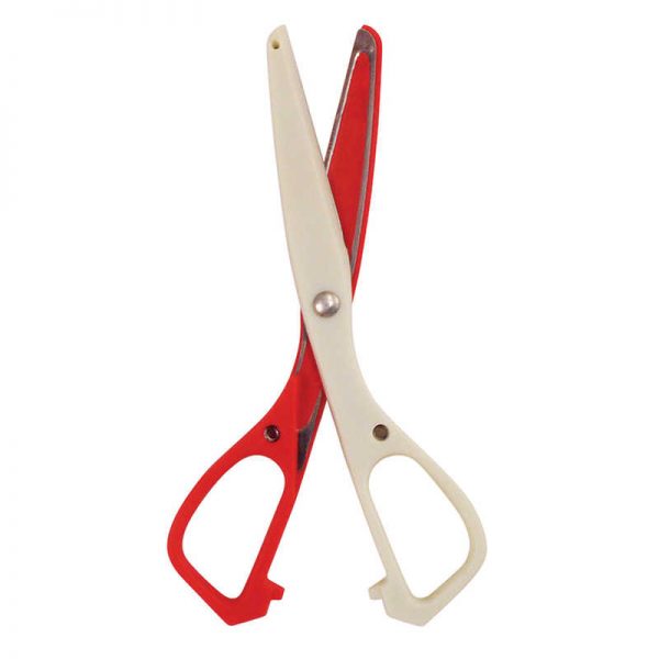 Creativity Street® Children’s Plastic Safety Scissors, Red & White, 5-1/2", 1 Scissors