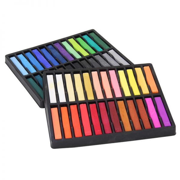 Creativity Street® Square Artist Pastels, 48 Assorted Colors, 2.38" x 0.38" x 0.38", 48 Pieces