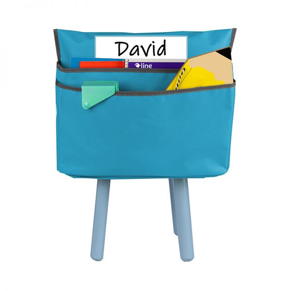 C-Line® Medium Chair Cubbie™, 15", Seaside Blue