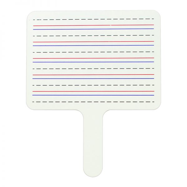 C-Line® Two-Sided Dry Erase Answer Paddle