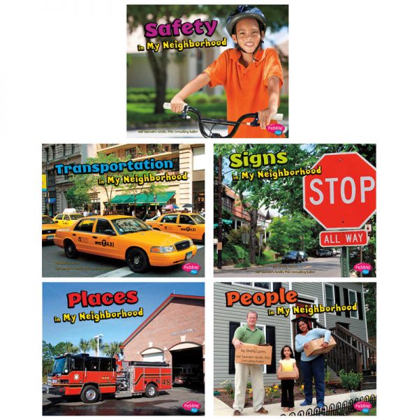 Capstone My Neighborhood Book Set, Set of 5
