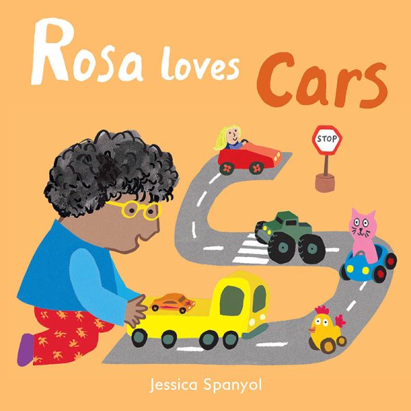 Child's Play Rosa Loves Cars Board Book