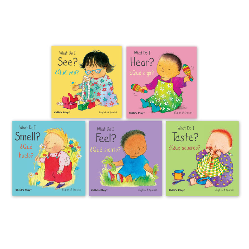 Child’s Play Small Senses Bilingual Board Books, Set of 5